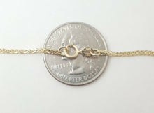 Load image into Gallery viewer, New 14K Yellow Gold 1.4mm Square Spiga Wheat Chain Necklace fine gift 4.1g 18"