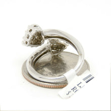 Load image into Gallery viewer, New 0.77Ct Natural Diamond In 14k white Gold Women's heart Ring fine gift Size 7