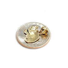 Load image into Gallery viewer, New 14k solid yellow Gold cat full body Pendant charm jewelry fine gift pet 1.1g