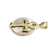 Load image into Gallery viewer, 10k yellow gold Egyptian ankh cross pendant charm fine religious jewelry 1.6g