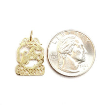 Load image into Gallery viewer, 14k yellow Gold Capricorn zodiac sign astrology Pendant charm fine jewelry 1.2g