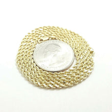 Load image into Gallery viewer, New 10K yellow gold 2mm hollow rope chain Necklace fine gift jewelry 4.3g 24"
