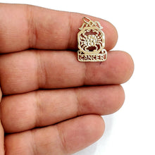 Load image into Gallery viewer, 14k yellow Gold crab cancer zodiac sign astrolog Pendant charm fine jewelry 1.3g