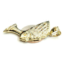 Load image into Gallery viewer, 10k yellow solid Gold Egyptian Nefertiti head queen Pendant fine jewelry 4.8g