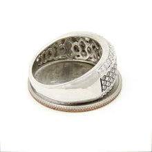 Load image into Gallery viewer, Pre owned 1ct Genuine diamond 14k White Gold Women anniversary band Size 7.25