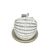 Load image into Gallery viewer, New 1.87ct genuine diamond 14k White Gold Women wide band Ring jewelry Size 6.75