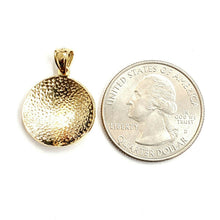 Load image into Gallery viewer, New 14k yellow Gold Soccer ball Pendant charm sport game fine jewelry gift 1.7g