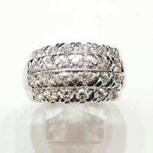 Load image into Gallery viewer, 1.00Ct genuine diamond platinum Women's anniversary wedding Ring gift Size 6.25