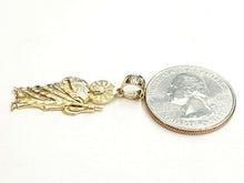 Load image into Gallery viewer, 10k yellow gold saint Jude juda pendant charm fine religious gift jewelry 1.6g