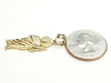 Load image into Gallery viewer, 10k yellow gold saint Jude juda pendant charm fine religious gift jewelry 1.6g