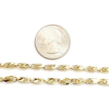 Load image into Gallery viewer, 10K real yellow gold 3.9mm Turkish chain Necklace gift fine jewelry 25.5" 25.1g
