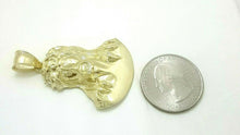 Load image into Gallery viewer, 10k yellow gold Jesus face head pendant charm fine gift religious jewelry 5.6g