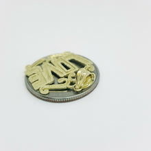 Load image into Gallery viewer, New 10k yellow Gold women love Pendant charm gift fine jewelry diamond cut 1.7g