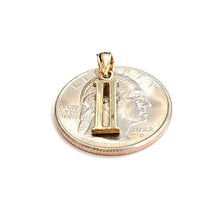 Load image into Gallery viewer, New 14KT Yellow Gold Solid Roman number 2 Pendant charm gift Fine Jewelry 1g