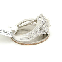 Load image into Gallery viewer, 0.83Ct Natural Diamond In 14k White Gold Wedding Engagement women Ring Size 6.5