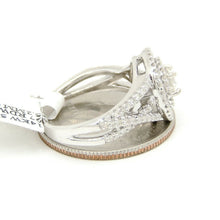 Load image into Gallery viewer, 0.83Ct Natural Diamond In 14k White Gold Wedding Engagement women Ring Size 6.5
