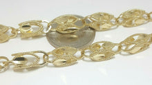 Load image into Gallery viewer, New 14K yellow gold 6.5mm Turkish chain Necklace fine gift jewelry men 28" 59g