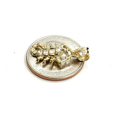 Load image into Gallery viewer, New 10k yellow gold scorpion Scorpio pendant charm zodiac sign fine jewelry 1.5g