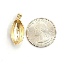 Load image into Gallery viewer, New 14k yellow Gold football ball Pendant charm fine sport jewelry unisex 3g