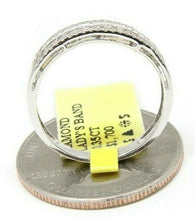 Load image into Gallery viewer, 0.35ct genuine diamond 14k White Gold Women wedding Ring band jewelry Size 7
