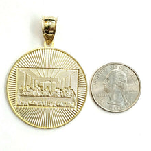 Load image into Gallery viewer, New 10k yellow gold last supper pendant charm fine gift religions jewelry 8.8g