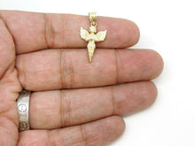 Load image into Gallery viewer, New 10k yellow Gold full body angel Pendant charm fine gift jewelry unisex 1g