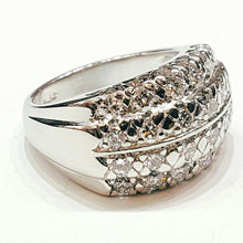 Load image into Gallery viewer, 1.00Ct genuine diamond platinum Women's anniversary wedding Ring gift Size 6.25