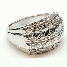 Load image into Gallery viewer, 1.00Ct genuine diamond platinum Women's anniversary wedding Ring gift Size 6.25