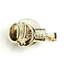 Load image into Gallery viewer, New 10k yellow Gold 3D boxing glove Pendant charm gift sport fine jewelry 11g