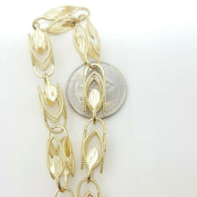 Load image into Gallery viewer, 14K yellow gold 8mm Turkish chain Necklace 28" fine gift jewelry unisex 71.8g