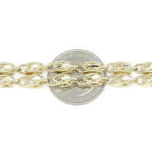 Load image into Gallery viewer, 14K yellow gold 4.5mm Turkish chain Necklace fine gift jewelry 25.75" 32.7g