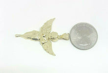 Load image into Gallery viewer, 14k yellow Gold full body angel Pendant charm unisex gift fine jewelry love 4g