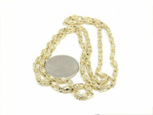 Load image into Gallery viewer, New 14K yellow gold 3.5mm Turkish chain 25.75" Necklace fine gift jewelry 25.3g