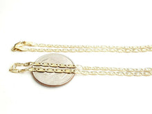 Load image into Gallery viewer, 14K Yellow Gold Valentino Chain Necklace fine gift jewelry unisex 2.5mm 24" 5.3g