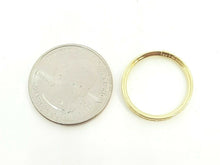 Load image into Gallery viewer, 14k yellow Gold eternity wedding stackable endless band cubic zirconia size 7