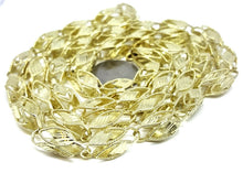 Load image into Gallery viewer, New 10K real yellow gold 9mm Turkish chain Necklace gift fine jewelry 40" 99.4g