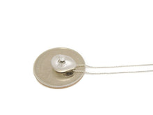 Load image into Gallery viewer, 14k White Gold 0.10Ct Round Diamonds 3D necklace gift jewelry for her 18" chain