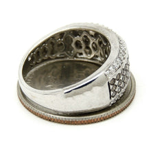 Load image into Gallery viewer, Pre owned 1ct Genuine diamond 14k White Gold Women anniversary band Size 7.25