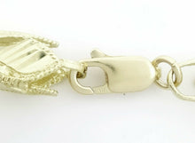 Load image into Gallery viewer, New 10K real yellow gold 9mm Turkish chain Necklace gift fine jewelry 40" 99.4g