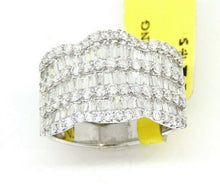 Load image into Gallery viewer, 2.26ct Genuine diamond 18k White Gold Women anniversary wedding Ring Size 7