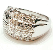 Load image into Gallery viewer, 1.00Ct genuine diamond platinum Women's anniversary wedding Ring gift Size 6.25