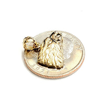 Load image into Gallery viewer, New 14k yellow Gold eagle Head Pendant charm gift fine jewelry unisex 1.7g