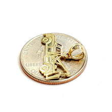 Load image into Gallery viewer, New 14k yellow Gold tow truck car Pendant charm gift fine jewelry 1.1g