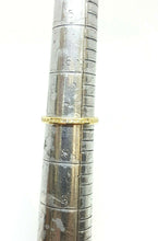 Load image into Gallery viewer, 14k yellow Gold eternity wedding stackable endless band cubic zirconia size 7