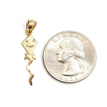 Load image into Gallery viewer, New 14k yellow Gold tiny kite for kids Pendant charm gift fine jewelry 0.6g