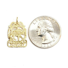 Load image into Gallery viewer, New 14k yellow Gold taurus bull zodiac sign astrology Pendant charm jewelry 1.4g