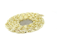 Load image into Gallery viewer, 10K real yellow gold 5.5mm Turkish chain Necklace fine gift jewelry 28" 38.6g