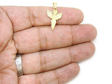 Load image into Gallery viewer, New 10k yellow Gold full body angel Pendant charm fine gift jewelry unisex 1g