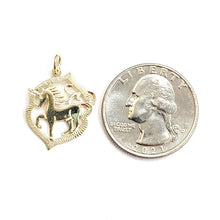Load image into Gallery viewer, New 14k yellow gold unicorn full body pendant charm gift jewelry fine 1.2g
