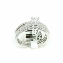 Load image into Gallery viewer, 0.30Ct Natural Diamond 14k White Gold women Wedding and Engagement Ring Size 7